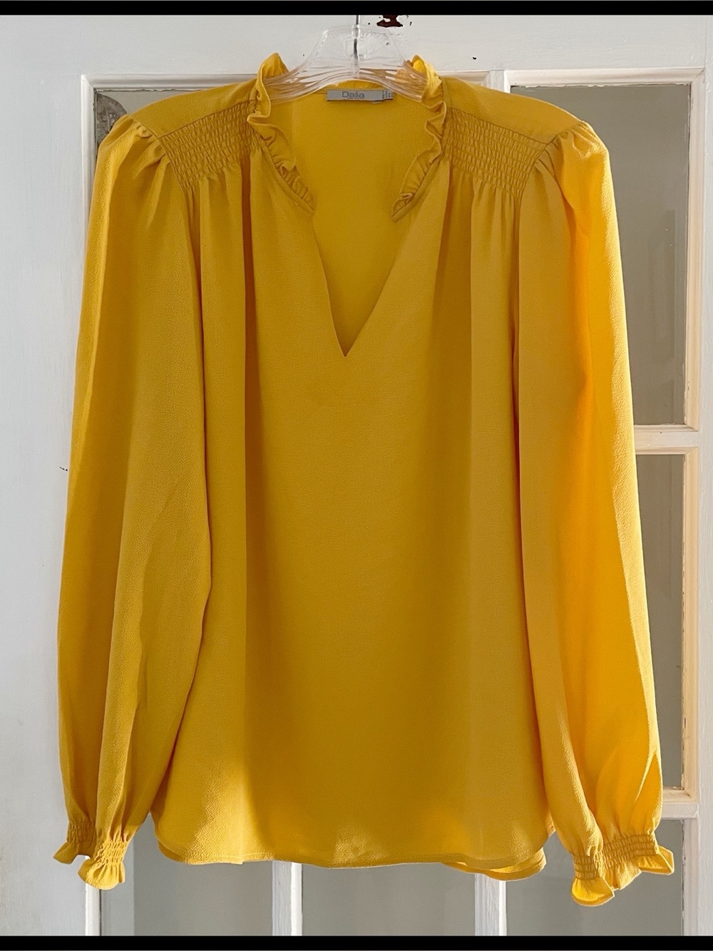 🆕 {Dalia} Ruffled V-Neck Blouse